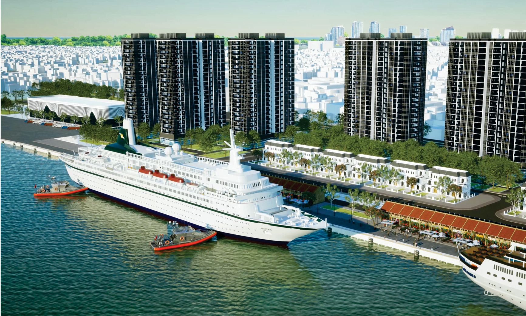 Dự án Cảng Hành khách tàu biển quốc tế tại Cảng Nhà rồng - Khánh hội (Ảnh: Ban truyền thông Cảng Sài Gòn).